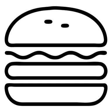burger sticker