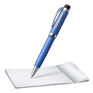 paper and pen sticker