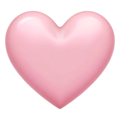 Cœur pastel rose sticker