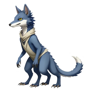 Modern Vernid-Sergal-Trico-species by LiLaiRa full body sticker