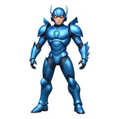 blue beetle sticker