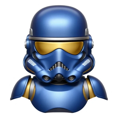 a blueberry star wars death trooper sticker