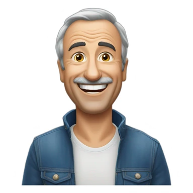 Jean-Pierre Pernaut jpp pleure de rire 😂 sticker