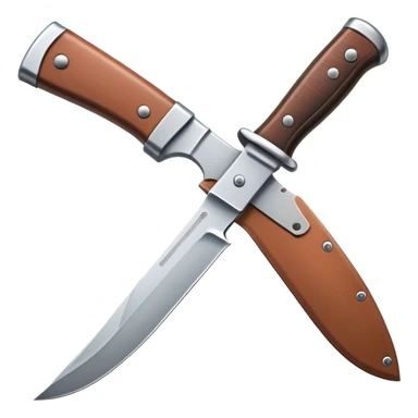 Knife in a sheath sticker