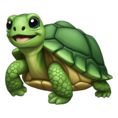 Tortue géante sticker