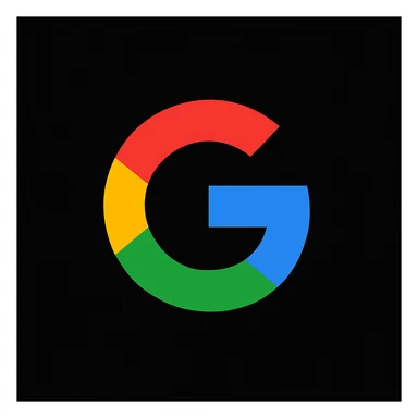 make golo of "IMAGEN 4" with googles G, black background sticker