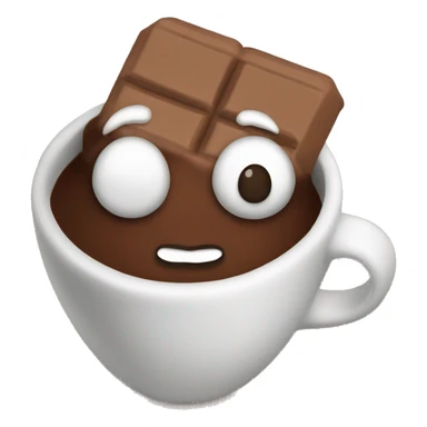 cocoa with marshmallow sticker