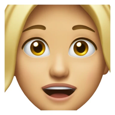 small smile with tougue out sticker