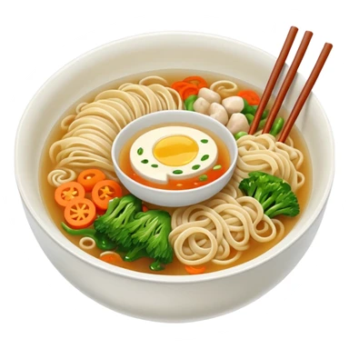 Sujebi of korean food sticker