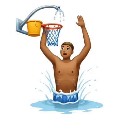 Getting dunked on  sticker