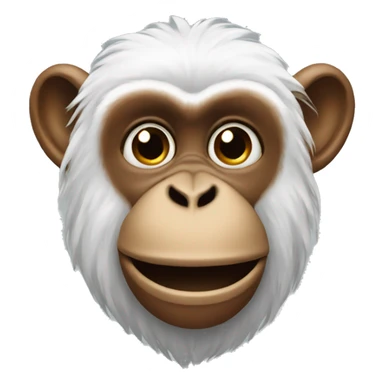 Monkey with a nose ring sticker