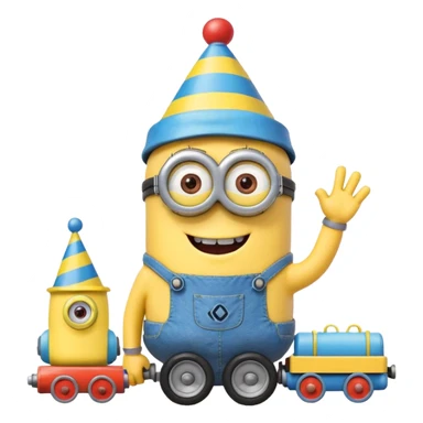 Minion🎂Bob esponja🚂 sticker