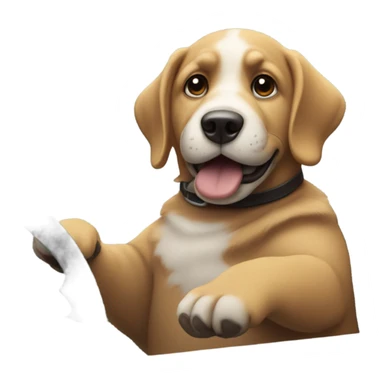 Dog driving a truck sticker