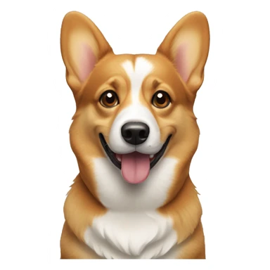 Dog corgi sticker