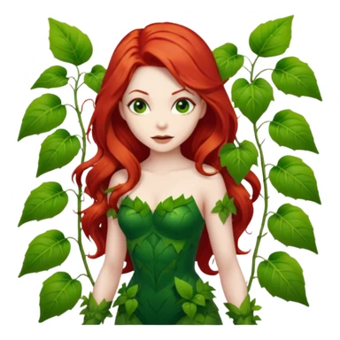 poison ivy standing sticker
