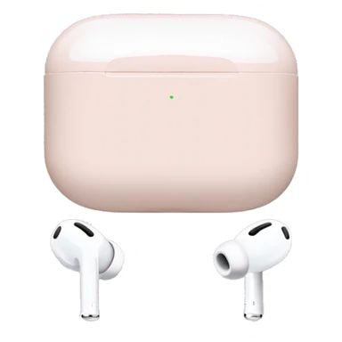 light pastel pink AirPods pro max sticker