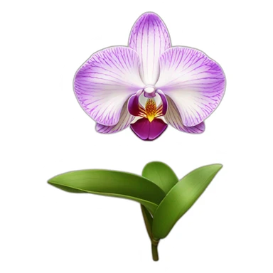 Orchidea flor sticker