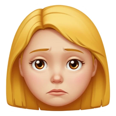 Sad girl with cellulite sticker