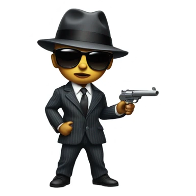 Gangster baby sticker