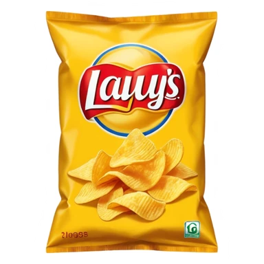 Lays bag sticker