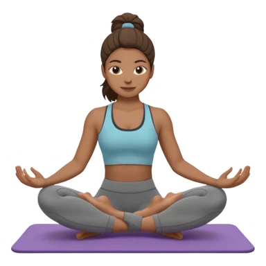Mat pilates sticker