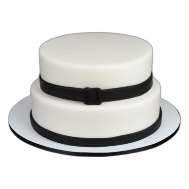 white man karate black belt birthday cake sticker