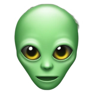 alien face cash money sticker
