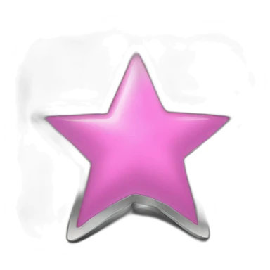 iron ingot with a pink star sticker