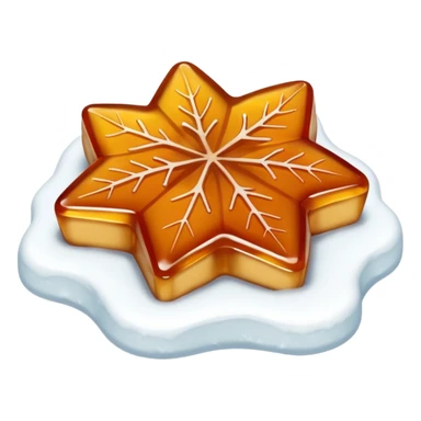maple taffy on snow sticker