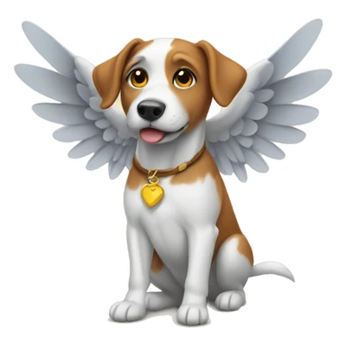 Dog with wings  sticker