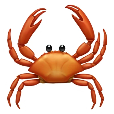 crab hairpin sticker