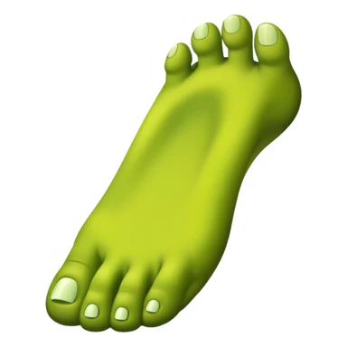 Shrek toes sticker