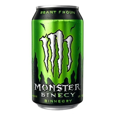 Monster energy drink can sticker