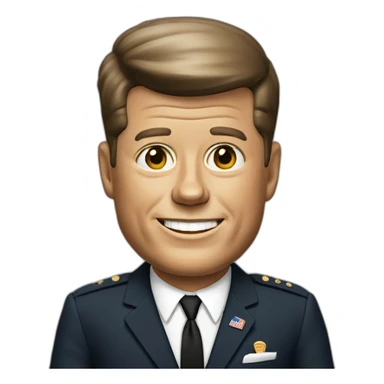 John F. Kennedy sticker
