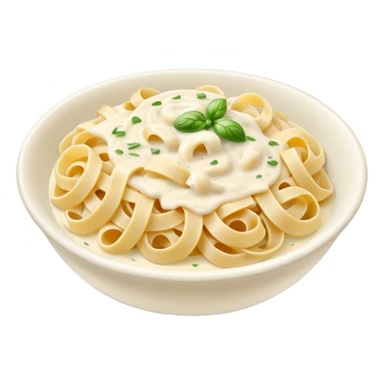 Alfredo pasta sticker