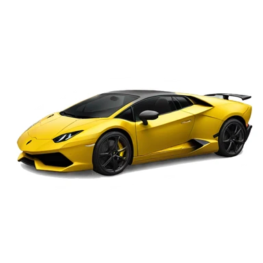 yellow lamborghini svj sticker