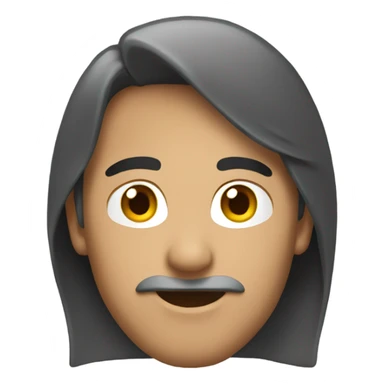Mavi şapkalı emoji sticker