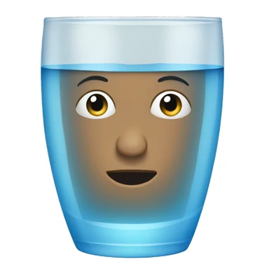 Vaso de agua  sticker