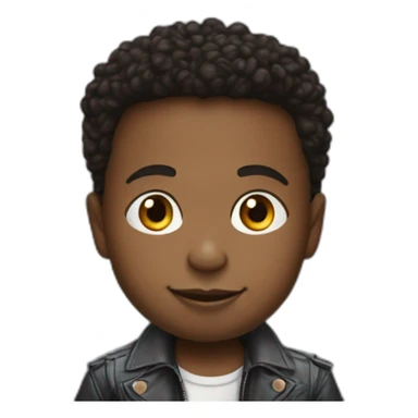 NIÑO AFRICANO CONTRA ELON MUSK sticker