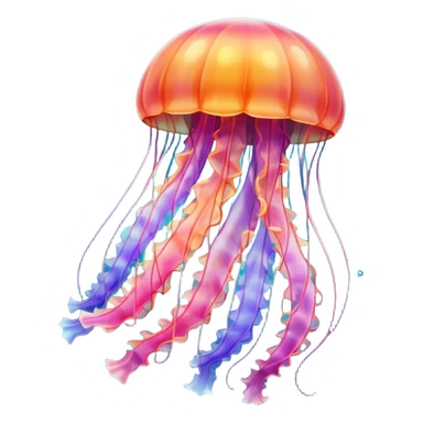 Jelly fish sticker