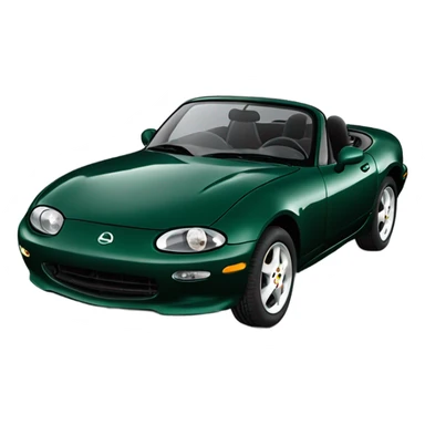 British Racing Green 1991 Mazda Miata  sticker