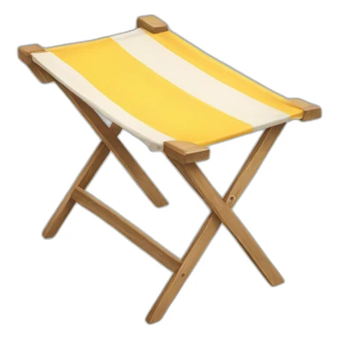 table beach chairs sticker