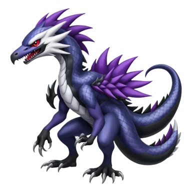 Silvally-Nargacuga-Venom-fusion, full body sticker