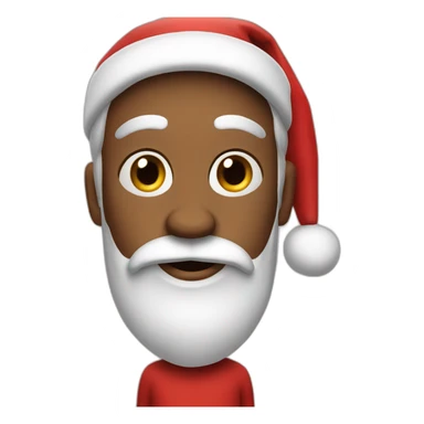 skinny santa claus sticker