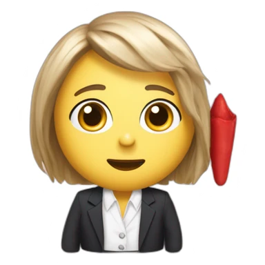 Chat qui donne une baffe a macron sticker