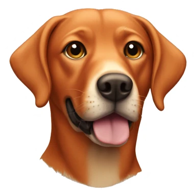 Fox Red Labrador sticker