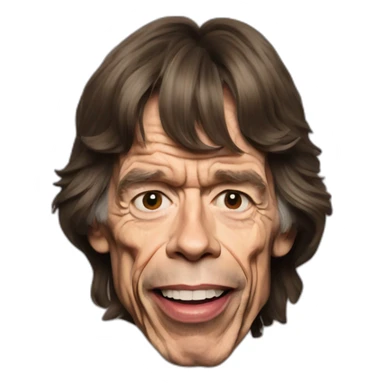 mick jagger sticker