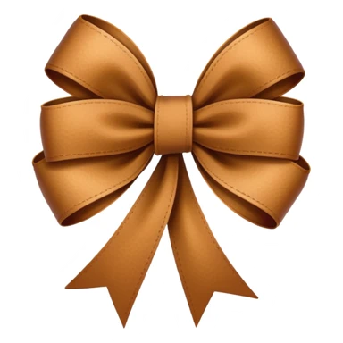 Brown heat with a bow sticker