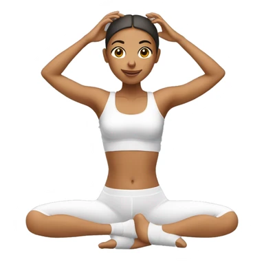 pilates girl sticker