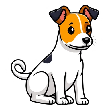Jack Russel Dog sticker